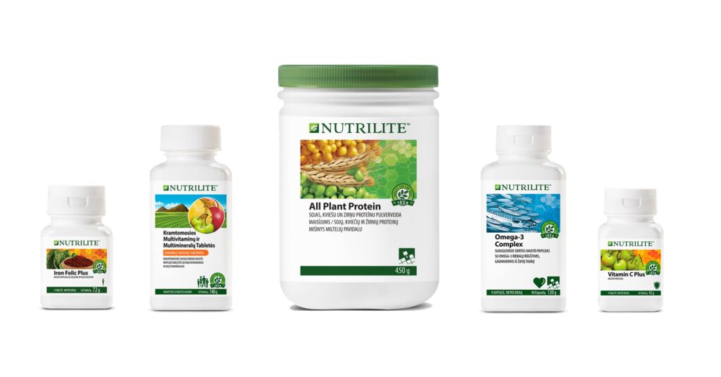 AMWAY products 1 Nutrilite maisto papildai ir vitaminai