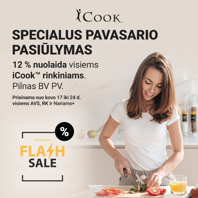 Special Spring Flash Sale! Buy iCook™ Cookware at 12% OFF! 1 Special Spring Flash Sale! Buy iCook™ Cookware at 12% OFF!