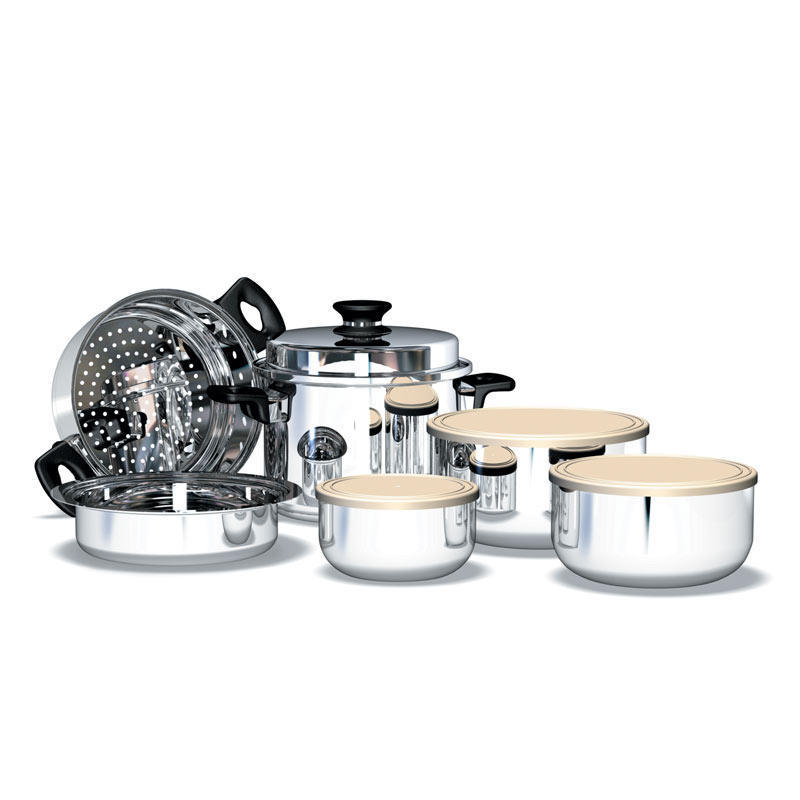 Pagrindinis indų komplektas (10 dalių) iCook™ 3 Pagrindinis indų komplektas (10 dalių) iCook™