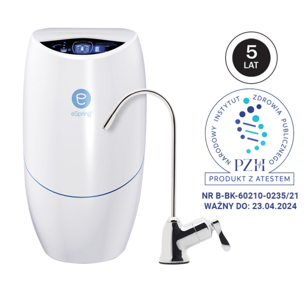 Water Treatment System with Auxiliary Tap eSpring™ with 5-year Extended Warranty 3 Water Treatment System with Auxiliary Tap eSpring™ with 5-year Extended Warranty