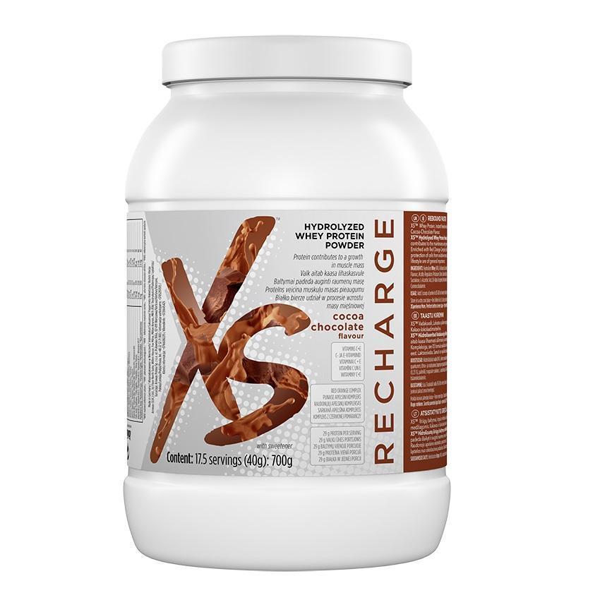 XS™ Hydrolysed Whey” Hidrolizuoti išrūgų baltymai šokolado skonio