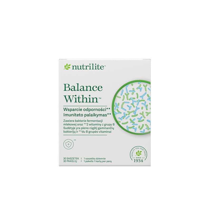 Nutrilite Balance Within provides extra support for your immune system