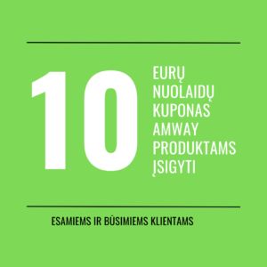 AMWAY kainos 1 Amway dovanų kuponas