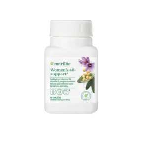 Nutrilite Women’s 40+ support supplement is formulated with carefully selected ingredients aimed at supporting women’s health during menopause.